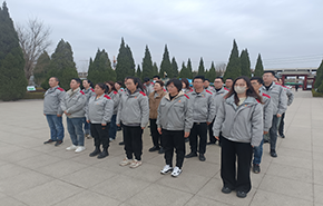北京汽車制造廠黃驊基地黨委組織開展清明節緬懷英魂,致敬先烈活動